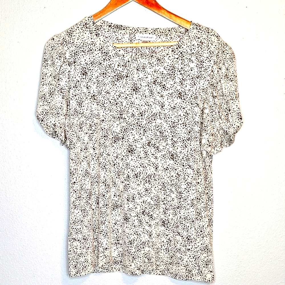 Calvin Klein Stretch Pullover Top Size Large